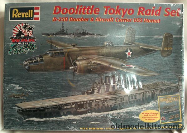 Revell Doolittle Tokyo Raid Set - CV-8 USS Hornet and B-25B Bomber, 85-6864 plastic model kit